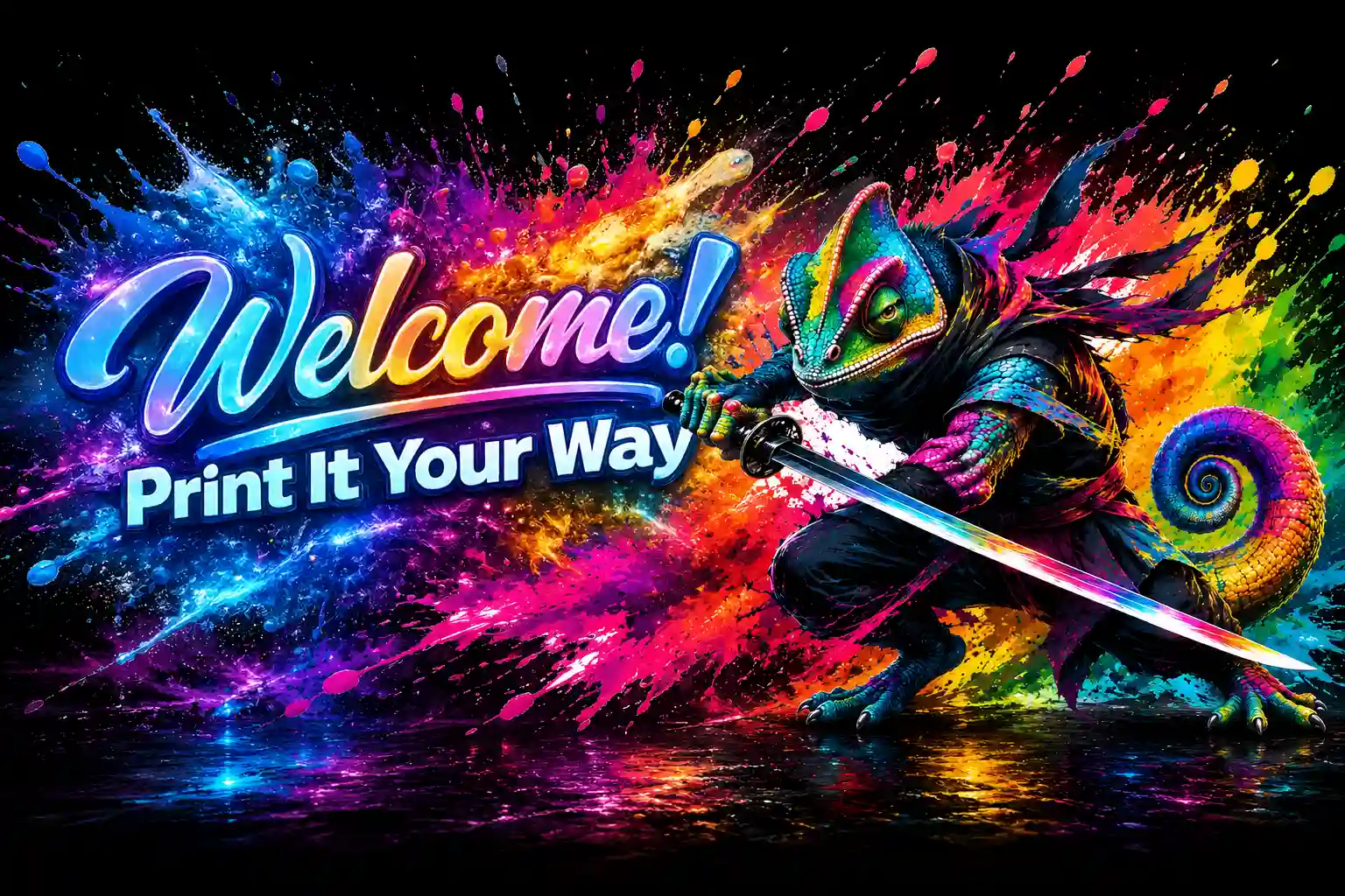 Full-color DTF transfer artwork preview