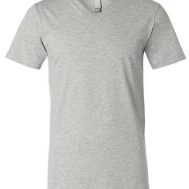 Unisex Heather CVC V-Neck Tee