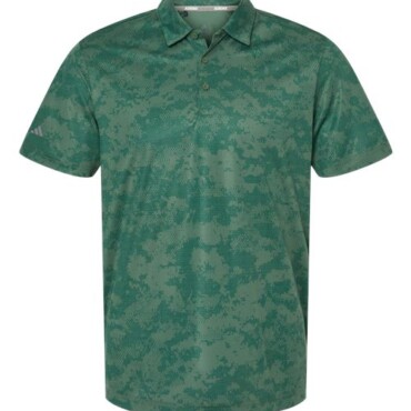 Men's All Over Camo Print Polo