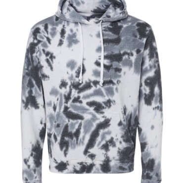 Men's Tie-Dyed Fleece Hooded Sweatshirt