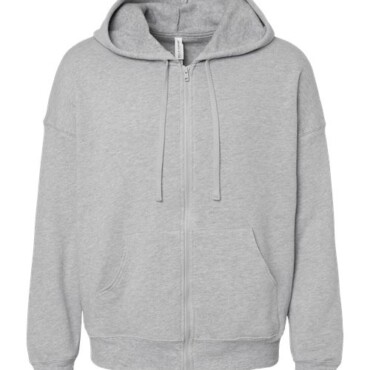 Unisex Sponge Fleece DTM Full-Zip Hoodie Sweatshirt