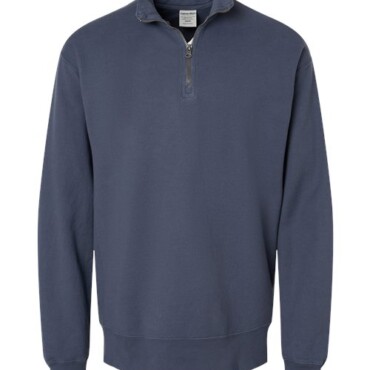 Unisex Garment-Dyed Quarter-Zip Sweatshirt