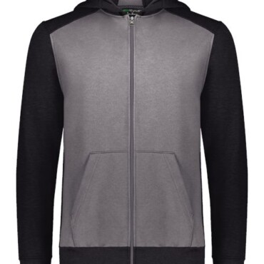 Youth Eco Revive™ Three-Season Triblend Fleece Full-Zip Hooded Sweatshirt