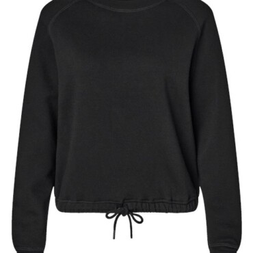 Women's Relaxed 3-End Boxy Fleece Crewneck Sweatshirt