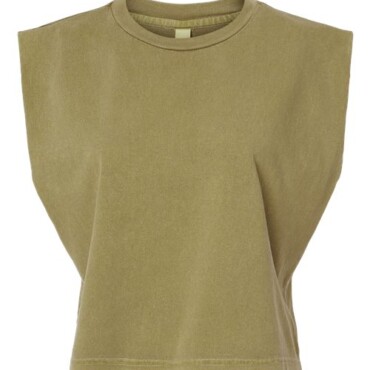 Women's Garment-Dyed Heavyweight Muscle Tee