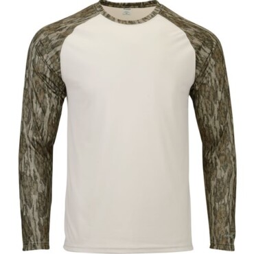 Men's Jackson Mossy Oak Colorblocked Long Sleeve T-Shirt