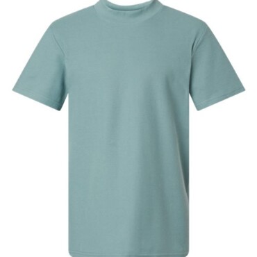 Unisex Pique Mockneck Tee