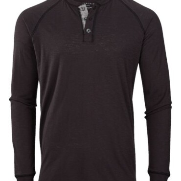 Unisex Henley Long Sleeve T-Shirt