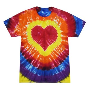 Unisex Shapes Tie-Dyed T-Shirt
