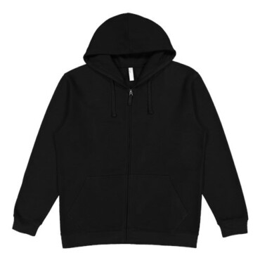 Unisex Full-Zip Fleece Hoodie Sweatshirt