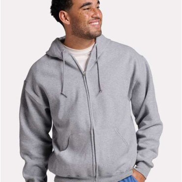 Unisex Rugged Full-Zip Hooded Sweatshirt