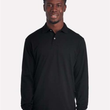 Men's Dri-Power® Long Sleeve Polo