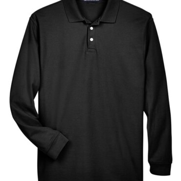 Men's Pima Piqué Long Sleeve Polo
