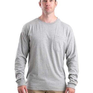 Men's Performance Long Sleeve Pocket T-Shirt