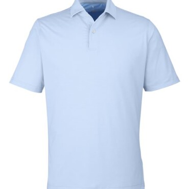 Men's USA Made Mini Stripe Tech Polo