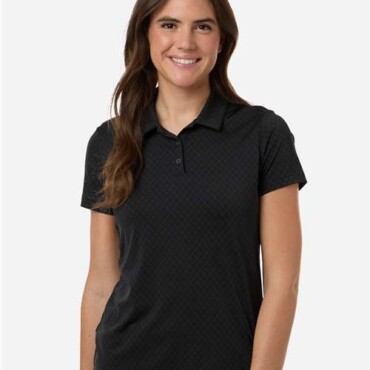 Women's 4-Way Stretch Printed Polo