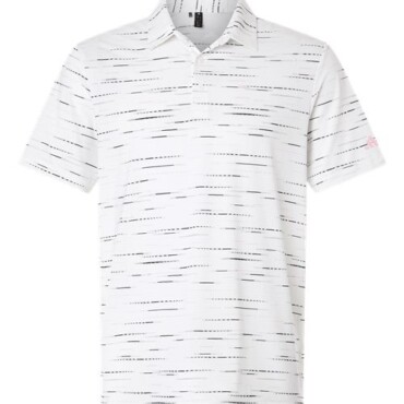 Men's Ultimate365 Mesh Glimmer Print Polo
