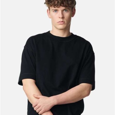 Unisex Heavyweight Cotton Mid-Length Tee