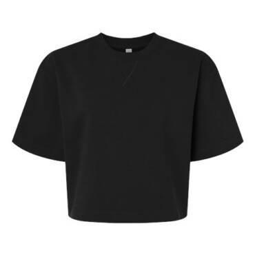 Women's French Terry Mid-Length Boxy Top