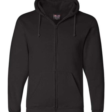 Unisex USA-Made Full-Zip Hooded Sweatshirt