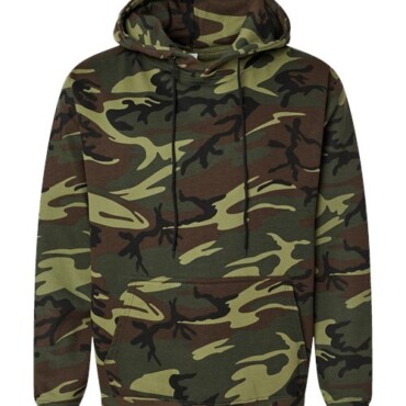 Unisex Camo Fleece Hoodie Sweatshirt