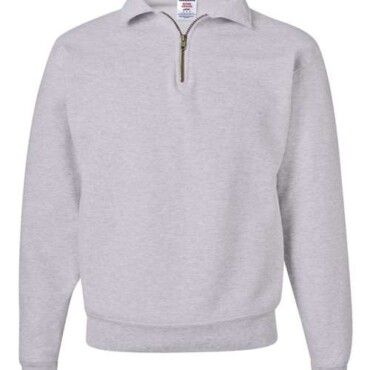 Unisex Super Sweats NuBlend® Quarter-Zip Cadet Collar Sweatshirt