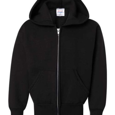 Youth EcoSmart® Full-Zip Hooded Sweatshirt
