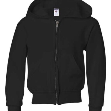 Youth NuBlend® Full-Zip Hooded Sweatshirt