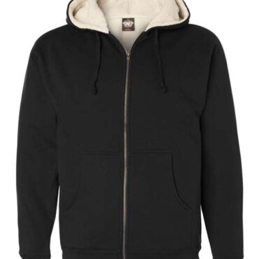 Men's Sherpa-Lined Full-Zip Hooded Sweatshirt