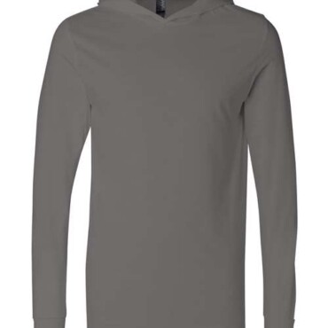 Unisex Jersey Hooded Long Sleeve Tee