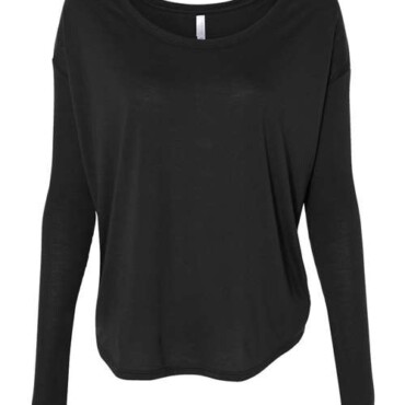 Women’s Flowy 2x1 Ribbed Long Sleeve Tee