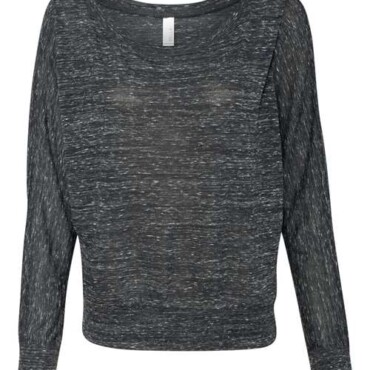 Women’s Flowy Off Shoulder Long Sleeve Tee