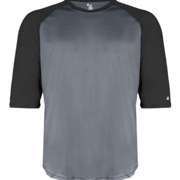 Youth B-Core Three-Quarter Sleeve Baseball T-Shirt