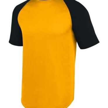 Youth Wicking Short Sleeve Baseball Jersey