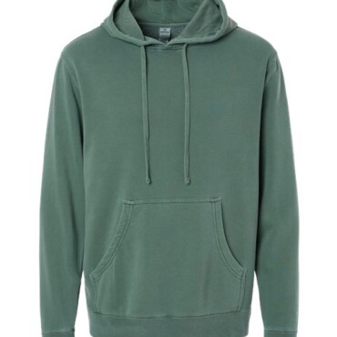 Unisex Midweight Pigment-Dyed Hooded Sweatshirt