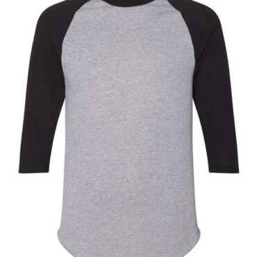 Unisex Three-Quarter Raglan Sleeve Baseball Jersey T-Shirt