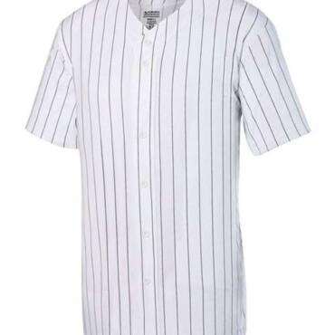 Unisex Pinstripe Full Button Baseball Jersey