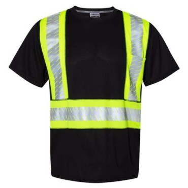 Unisex EV Series® Enhanced Visibility Contrast Pocket T-Shirt