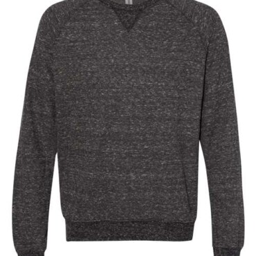 Unisex Snow Heather French Terry Crewneck Sweatshirt