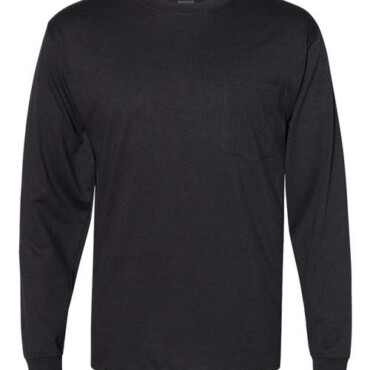 Unisex Workwear Long Sleeve Pocket T-Shirt