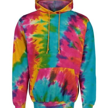 Unisex Classic Fleece Tie-Dye Hooded Sweatshirt