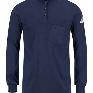 Women's Long Sleeve Tagless Henley Shirt