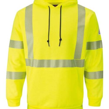 Men's Tall Hi-Visibility Hooded Sweatshirt