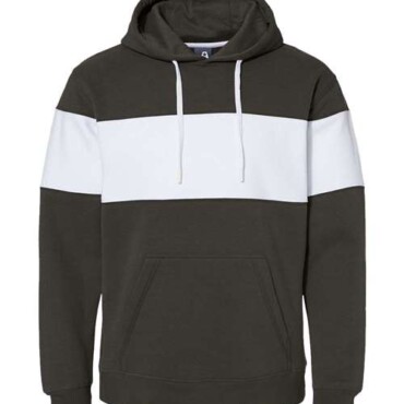 Men's Varsity Fleece Colorblocked Hooded Sweatshirt
