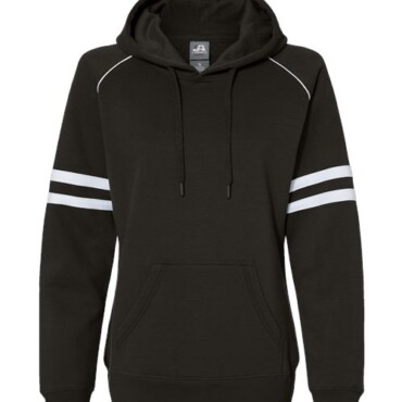 Women's Varsity Fleece Piped Hooded Sweatshirt