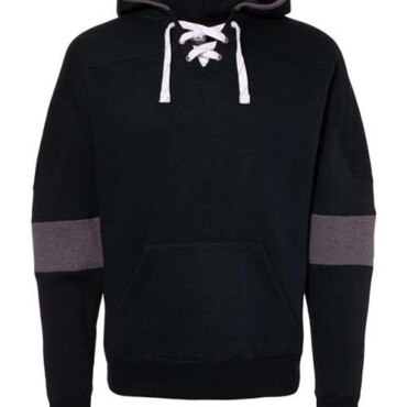 Men's Sport Lace Colorblocked Fleece Hooded Sweatshirt