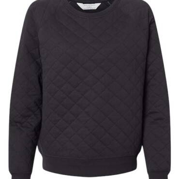 Women's Quilted Crewneck Pullover