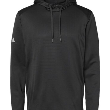 Men's Textured Mixed Media Midweight Hooded Sweatshirt