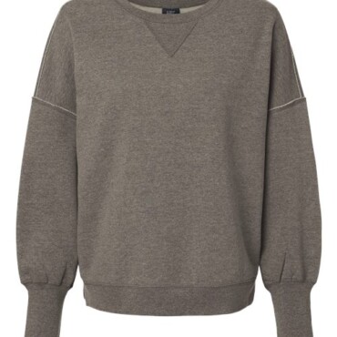 Women's Sueded Fleece Crewneck Sweatshirt