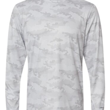 Unisex Pompano Performance Camo Long Sleeve T-Shirt